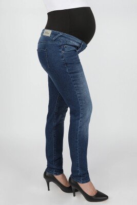 5 Cepli Hamile Pantolon Koyu Mavi - Thumbnail