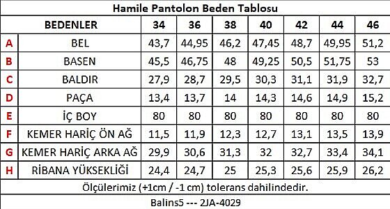 5 Cepli Hamile Pantolon Koyu Mavi - 3