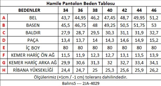 5 Cepli Hamile Pantolon Lacivert 5 Cepli Hamile Pantolon Lacivert