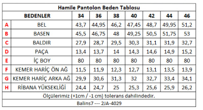5 Cepli Hamile Pantolon Siyah -2JA/0029.Siyah - Thumbnail