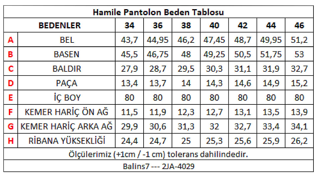 5 Cepli Hamile Pantolon Siyah -2JA/0029.Siyah - 3
