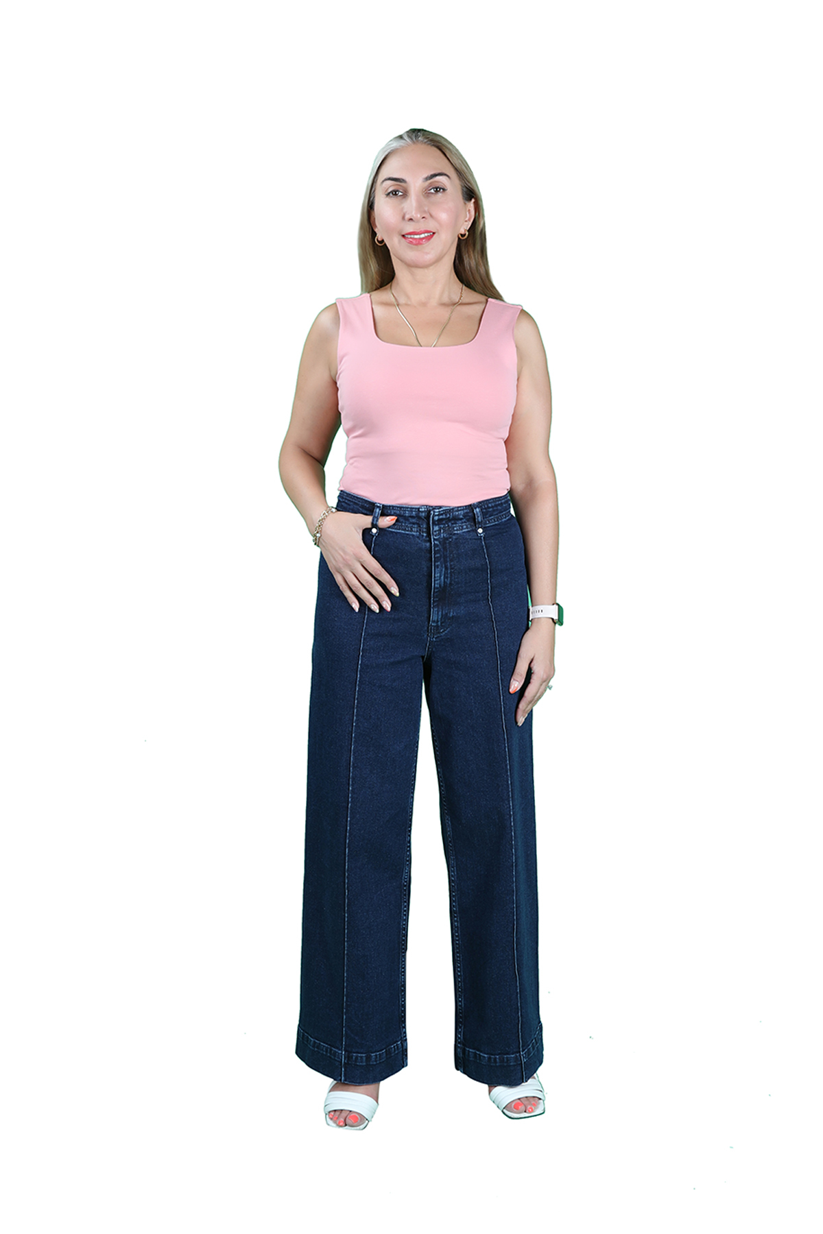 Balins Jeans - Balins Kadın Kot Pantolon Koyu Mavi 