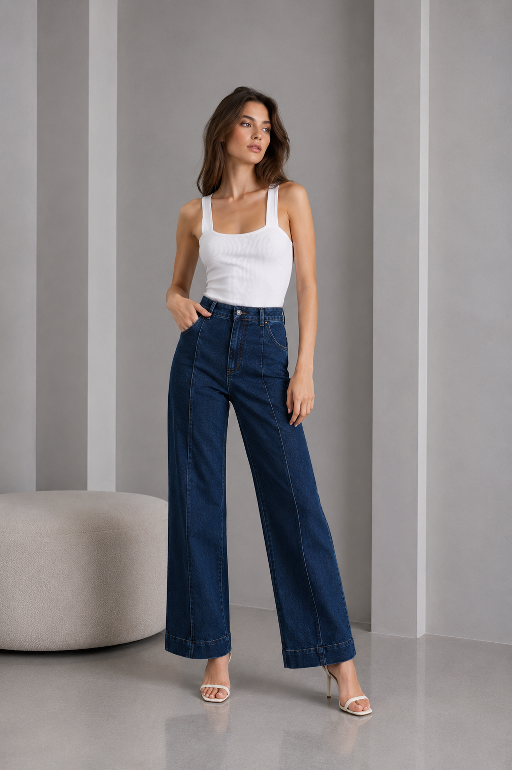 Balins Jeans - Balins Kadın Kot Pantolon Koyu Mavi 