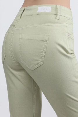 Bayan Gabardin Pantolon Mint - Thumbnail