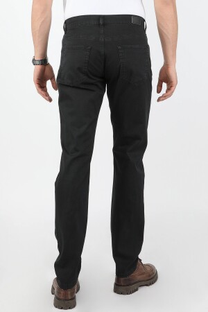 Erkek 5 Cep Gabardin Pantolon Siyah - 2