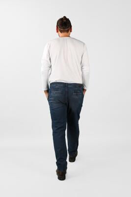 Erkek Büyük Beden Fleto Cep Kot Pantolon 3JA/5889 - Thumbnail