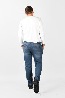 Erkek Büyük Beden Fleto Cep Kot Pantolon 3JA/5889 - Thumbnail