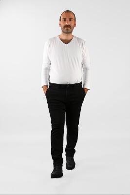 Erkek Büyük Beden Fleto Cep Kot Pantolon 3JA/6650 - Thumbnail