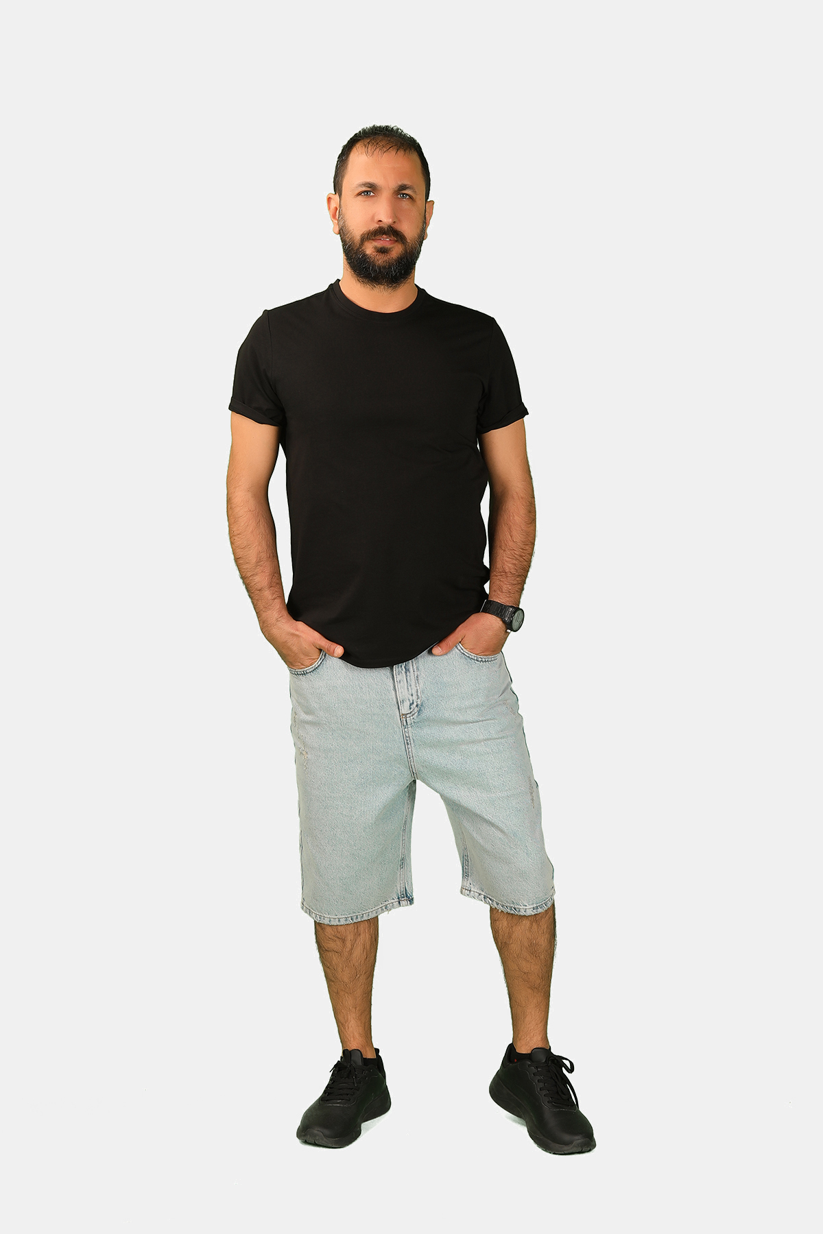 Balins - Erkek Düşük Bel Şort Mavi