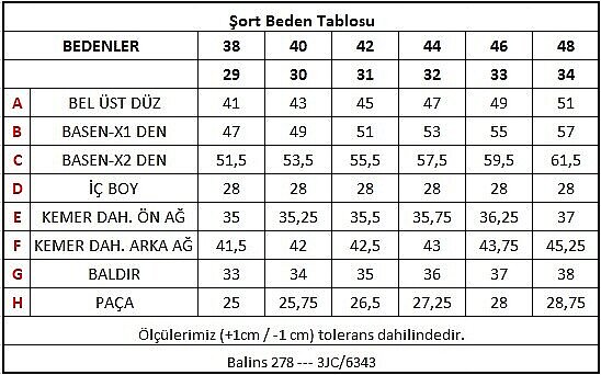 Erkek Düşük Bel Şort Mavi - 3
