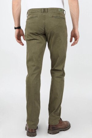 Erkek Fleto Cep Gabardin Pantolon Yeşil - 2