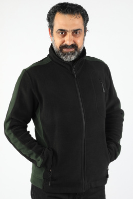 Balins - Erkek Garnili Polar Siyah