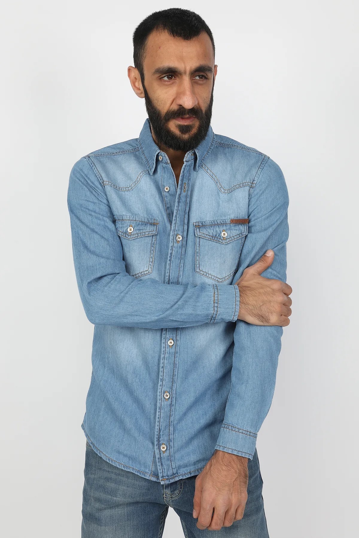 Balins - Erkek Gömlek Açık Mavi