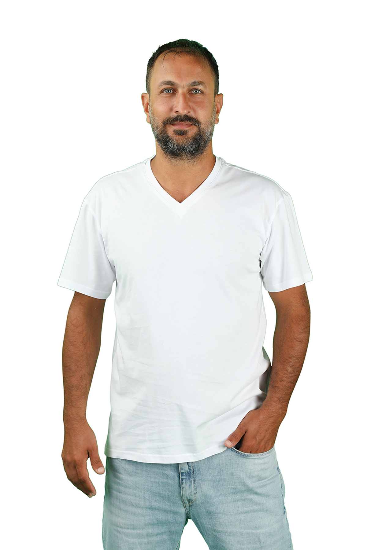 Balins - ERKEK KISA KOLLU V YAKA TİŞÖRT 