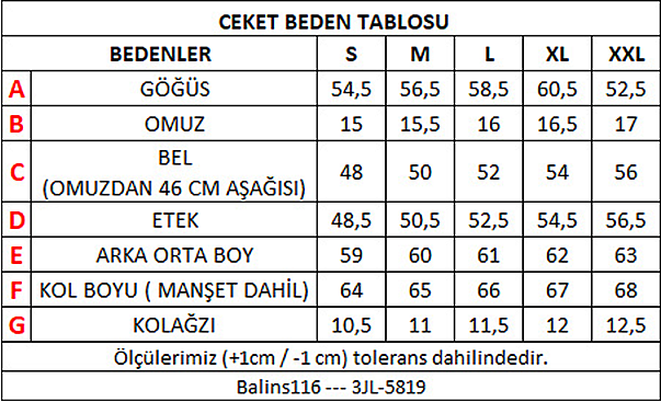 Erkek Kot Ceket YıkamaSyh - 3