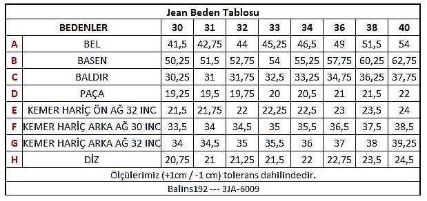 Erkek Kot Pantolon Açık Mavi Açık Mavi - 3