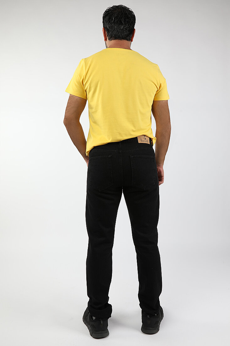Erkek Kot Pantolon Siyah -3A/5764.Siyah - 2