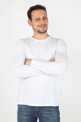 Balins - Erkek Süprem Bisiklet Yaka Tişört Beyaz