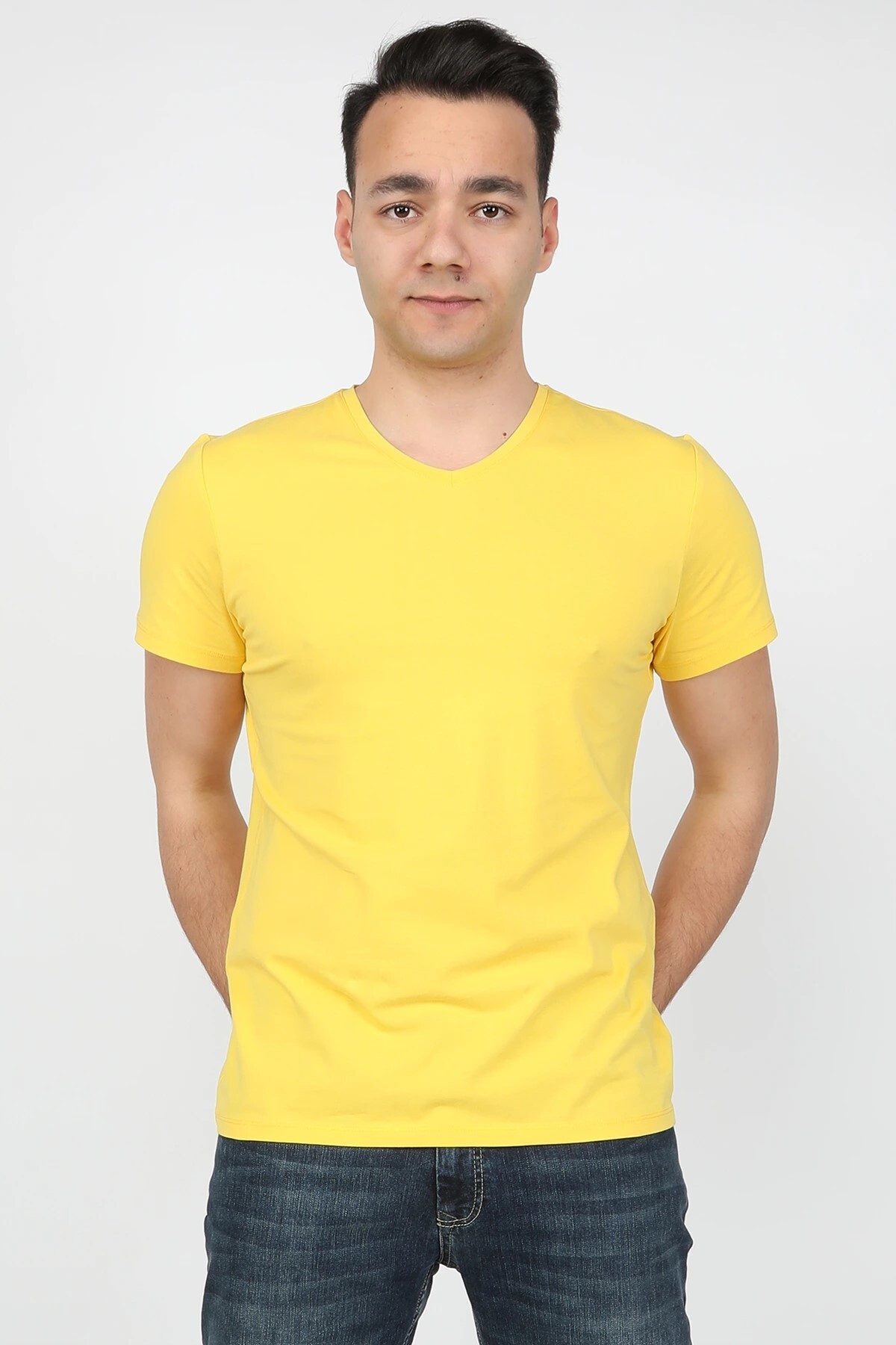 Balins - Erkek Süprem Kısa Kollu Tişört Sarı