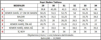 Erkek Yırtıklı Kapri Mavi - Thumbnail