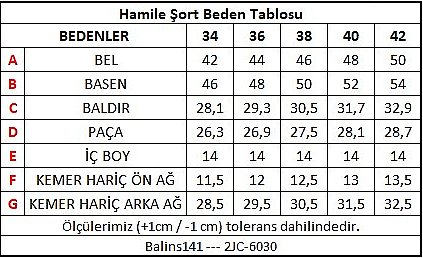 Hamile Gabardin Şort Çiçek Baskılı Beyaz - 3