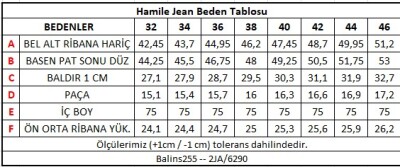 Hamile Kot Pantolon Siyah - Thumbnail