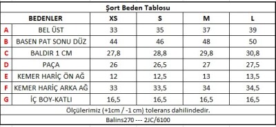 Hamile Kot Şort Mavi - Thumbnail