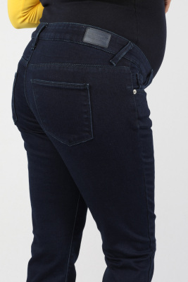 Hamile Şardonlu Kot Pantolon Koyu Mavi - Thumbnail