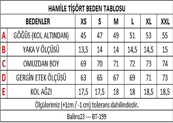 Hamile Viskon Yakası Payetli Tişört Beyaz - 3