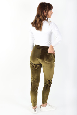 Kadife Pantolon Yeşil - Thumbnail