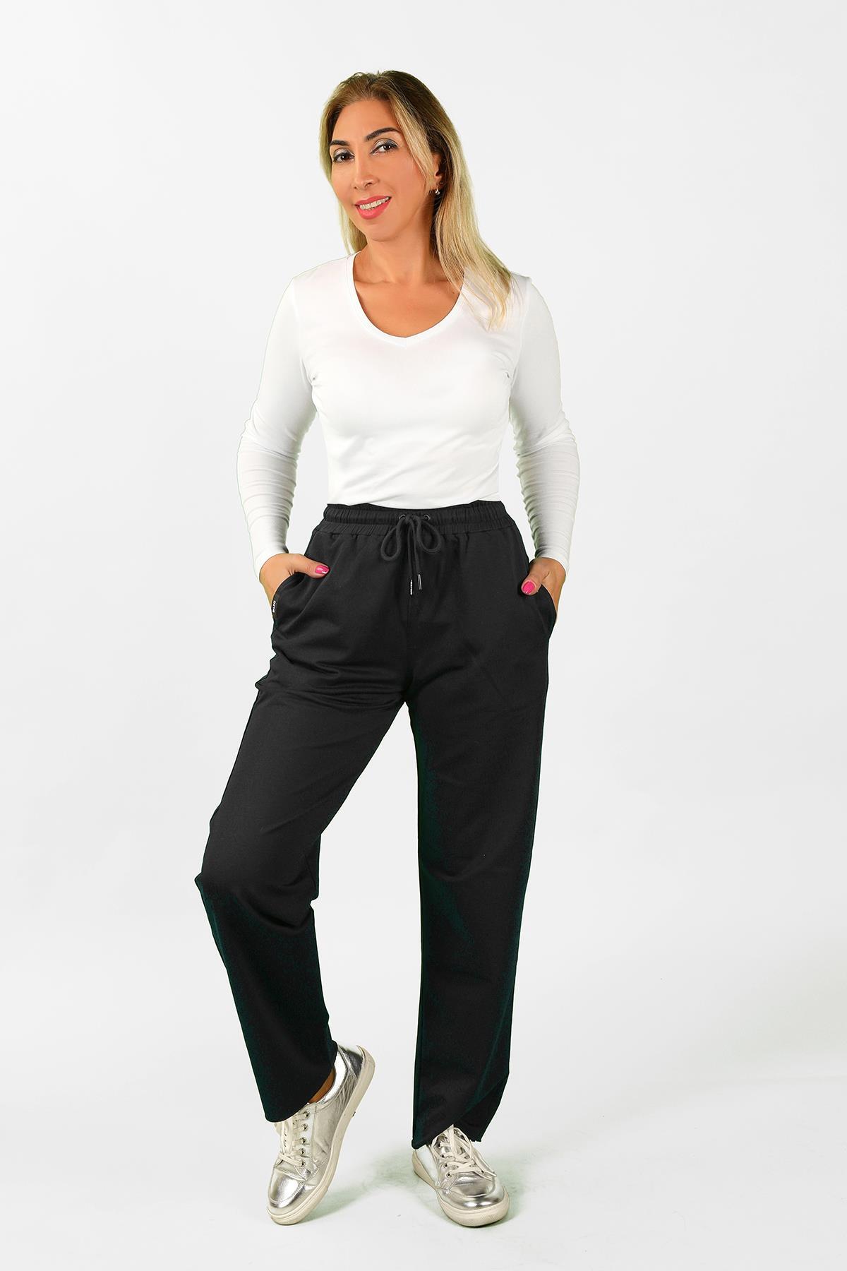 Balins - Kadın 2 İplik Eşofman Altı Siyah