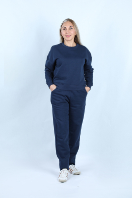 Kadın 2 İplik Şardonlu Sweat - Thumbnail