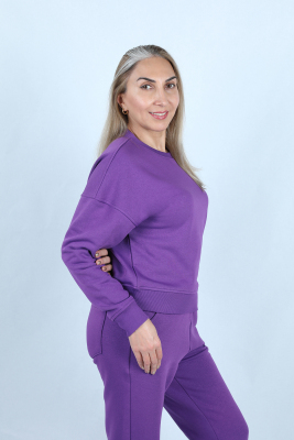 Kadın 2 İplik Şardonlu Sweat - Thumbnail