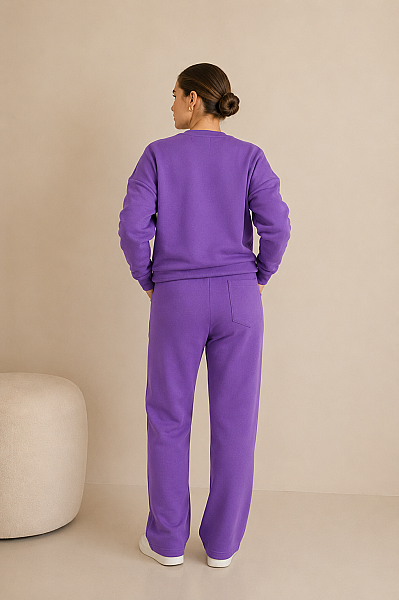 Kadın 2 İplik Şardonlu Sweat - 3