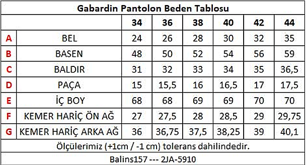 Kadın Beli Lastikli Gabardin Pantolon Bej - 3