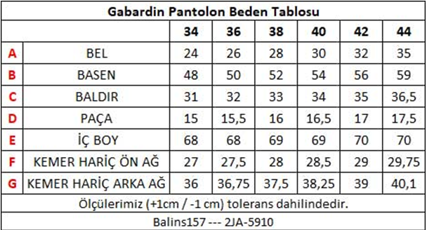 Kadın Beli Lastikli Gabardin Pantolon Haki Kadın Beli Lastikli Gabardin Pantolon Haki