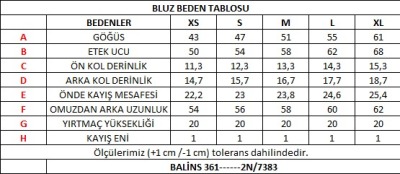 KADIN BLUZ MAVİ - Thumbnail