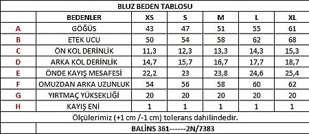 KADIN BLUZ MAVİ - 8