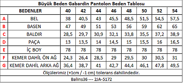 Kadın Büyük Beden Gabardin Pantolon Bej - 3