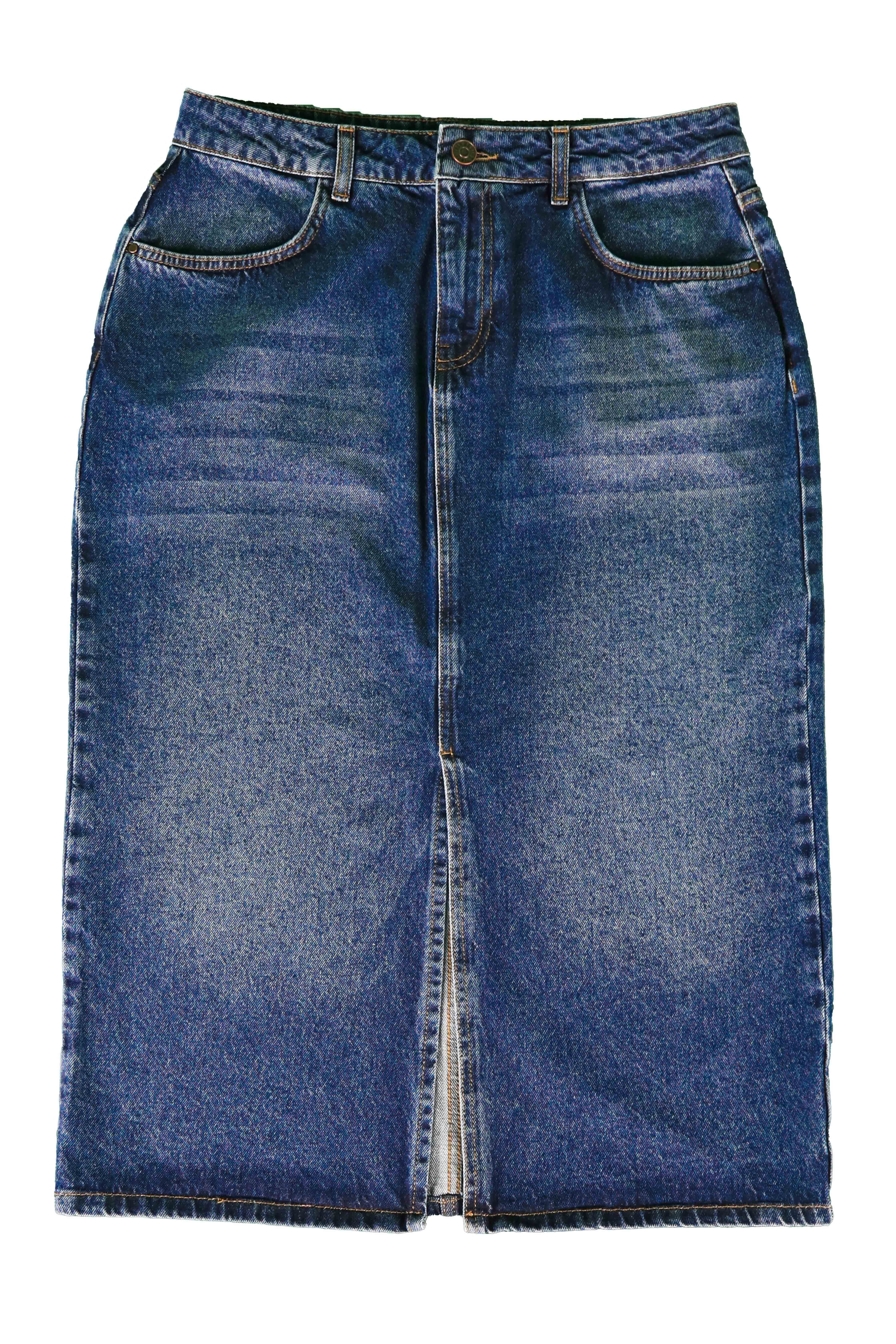 Balins Jeans - Kadın Büyük Beden Kot Etek