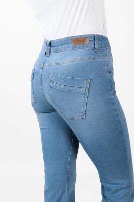 Kadın Çan Paça Kot Pantolon - Thumbnail