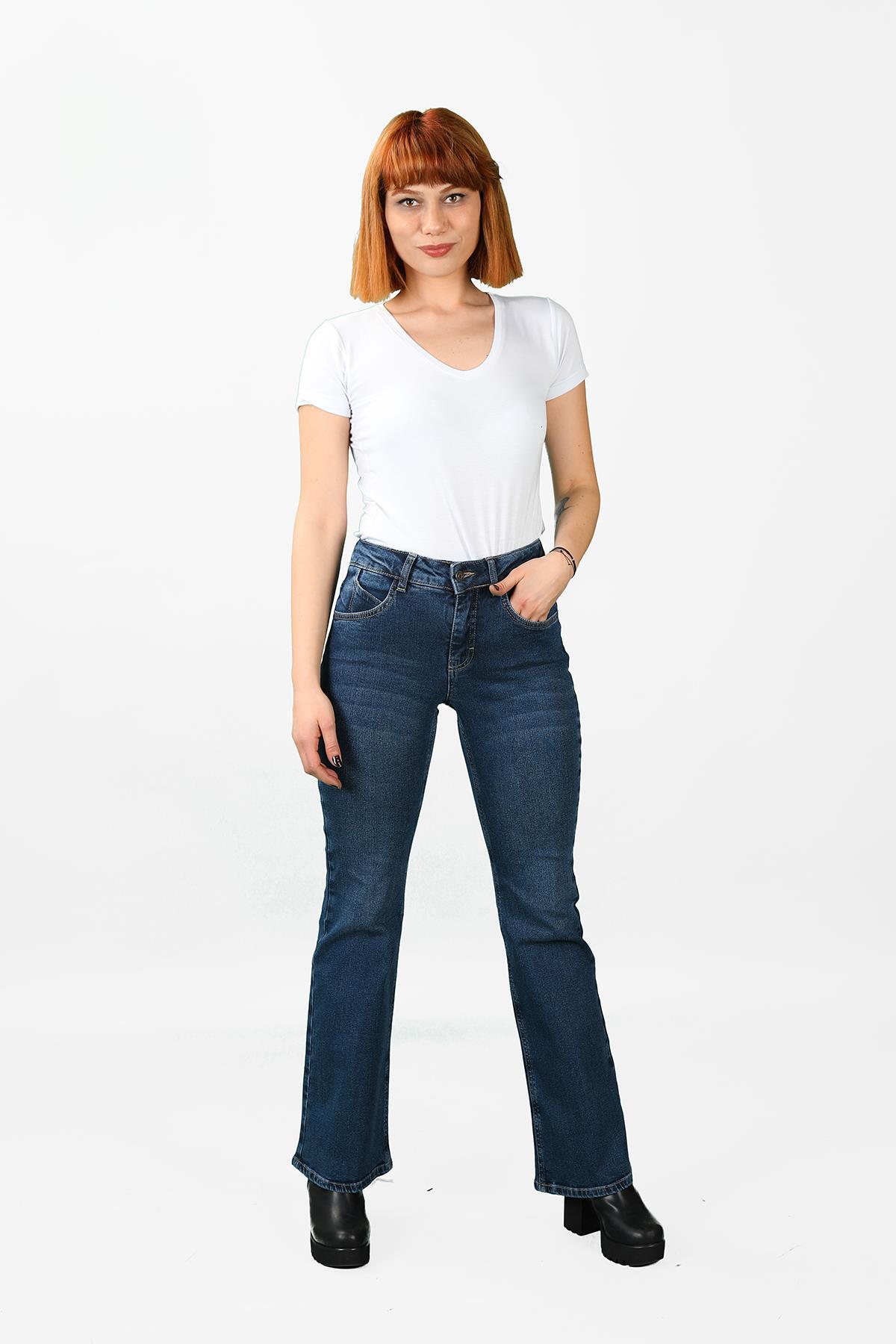 Balins - Kadın Çan Paça Kot Pantolon