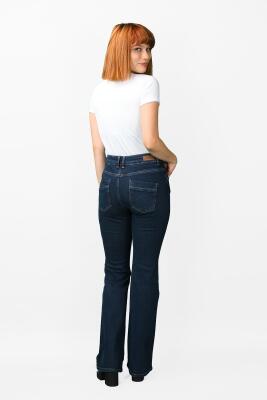 Kadın Çan Paça Kot Pantolon - Thumbnail