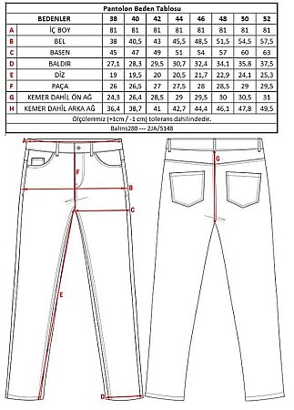 Kadın Çan Paça Kot Pantolon - 18