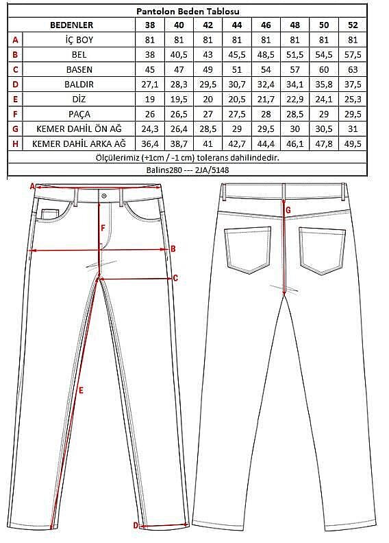 Kadın Çan Paça Kot Pantolon - 21