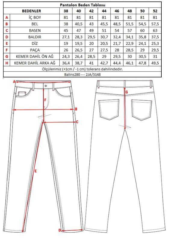 Kadın Çan Paça Kot Pantolon - 15