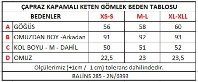 Kadın Çapraz Kapamalı Dökümlü Tunik Pudra - Thumbnail