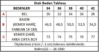 Kadın Çiçekli Viskon Etek Ç. Siyah - 3