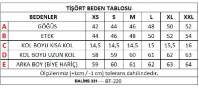 Cotton V Yaka Uzun Kollu Tişört - Thumbnail