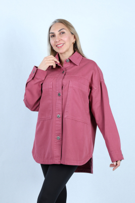 Kadın Dökümlü Gömlek - Thumbnail